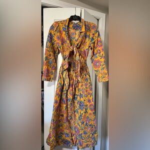 House of Harlow 1960 Vibrant Floral Long Sleeve Dress